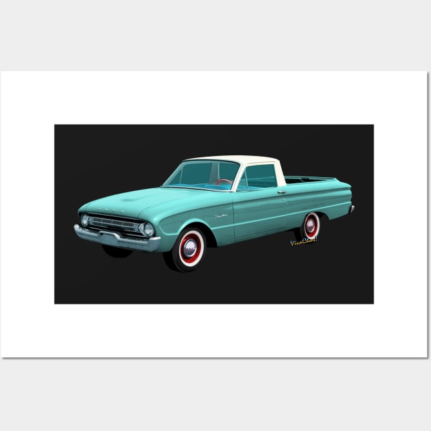 2nd Generation Falcon Ranchero 1960 Wall Art by vivachas